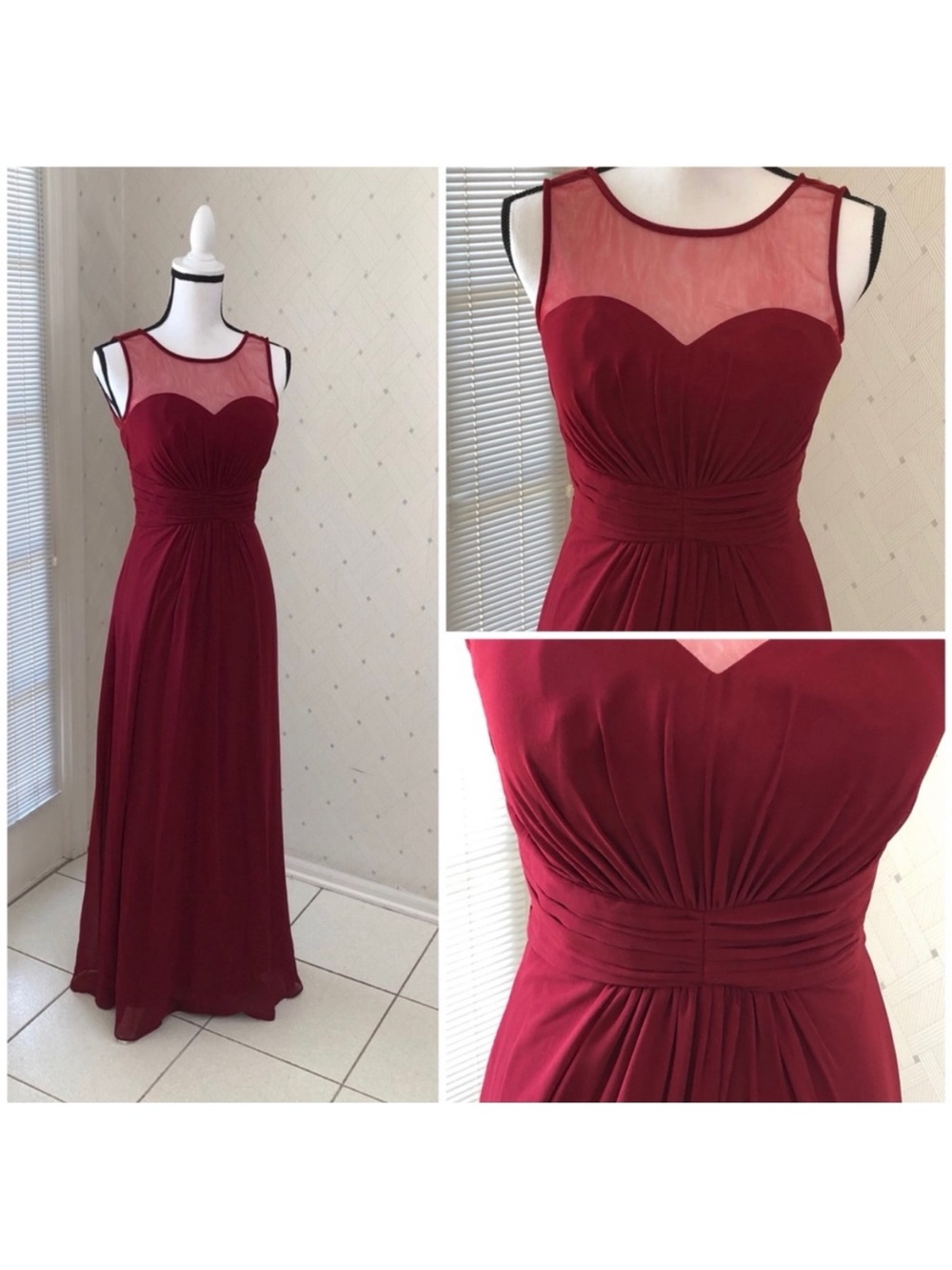 Dress full length gown for special occasions